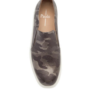 KAI LINEA PAOLO Womens Metallic Camouflage Sneakers Platform Size 8.5